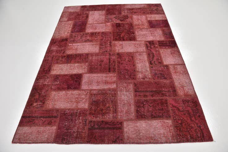 Detail image of 5' x 7' Hand Knotted Ultra Vintage Persian Wool Rug