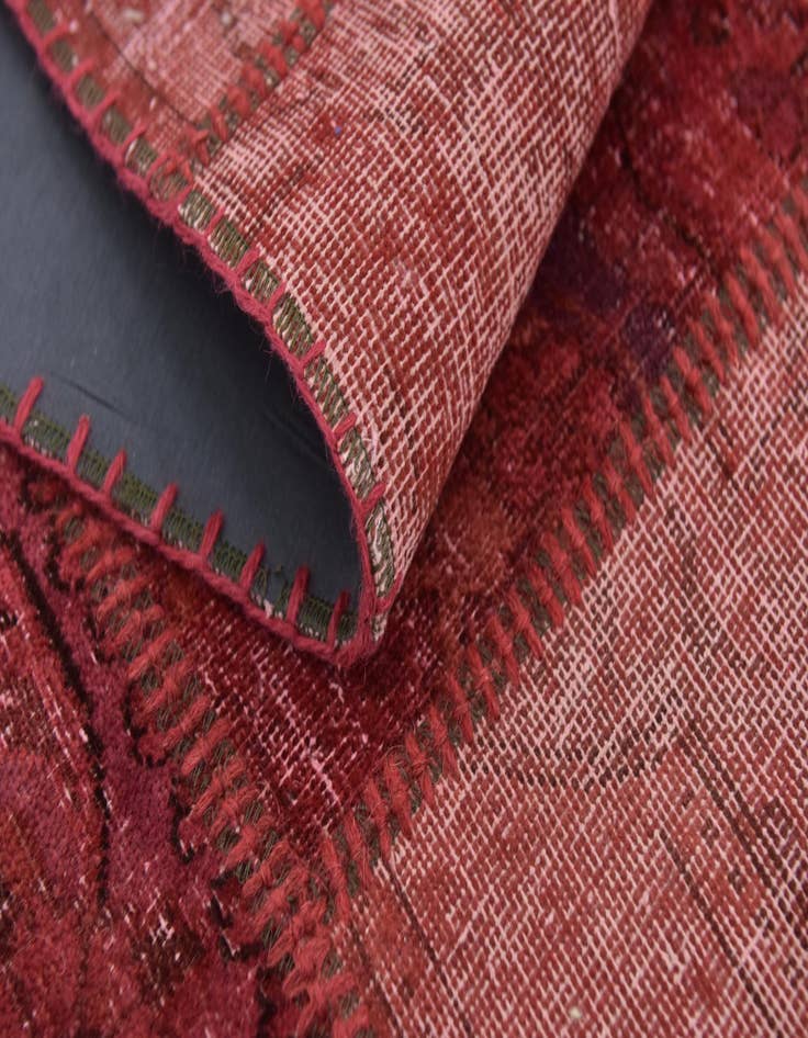 Detail image of 5' x 7'  Hand Knotted Ultra Vintage Persian Wool Rug