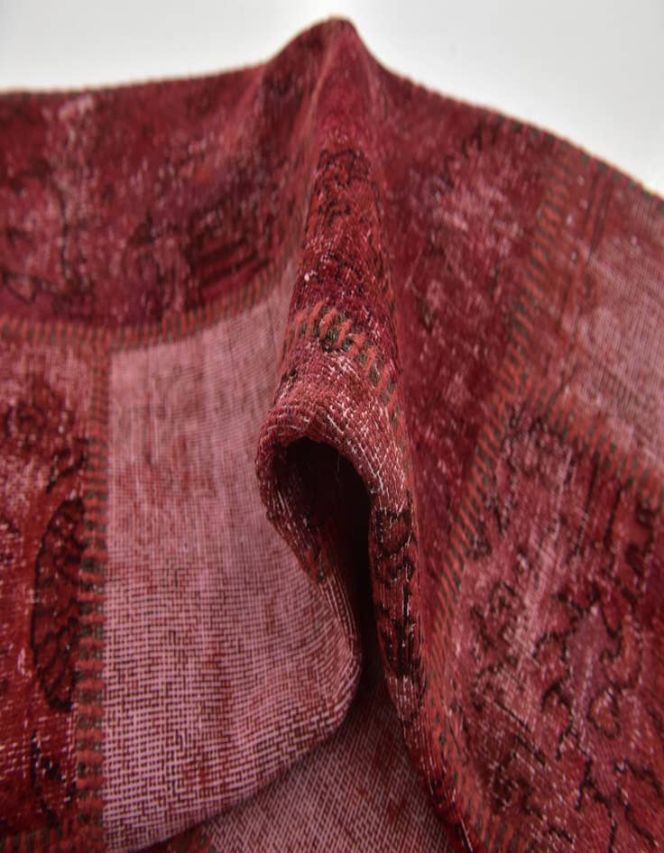 Detail image of 5' x 7'  Hand Knotted Ultra Vintage Persian Wool Rug