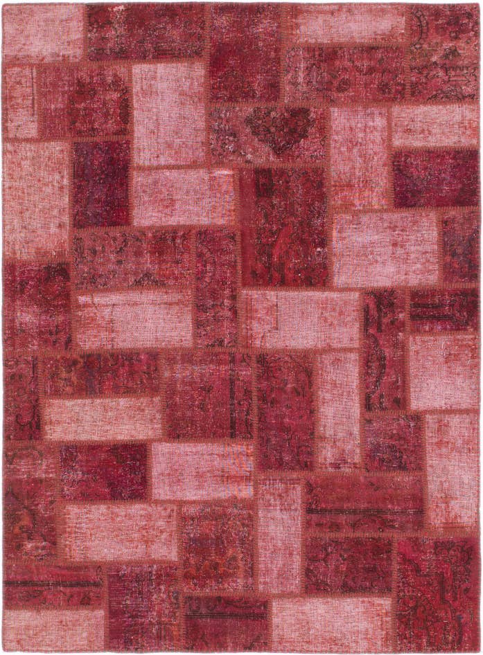 Detail image of 5' x 7' Hand Knotted Ultra Vintage Persian Wool Rug