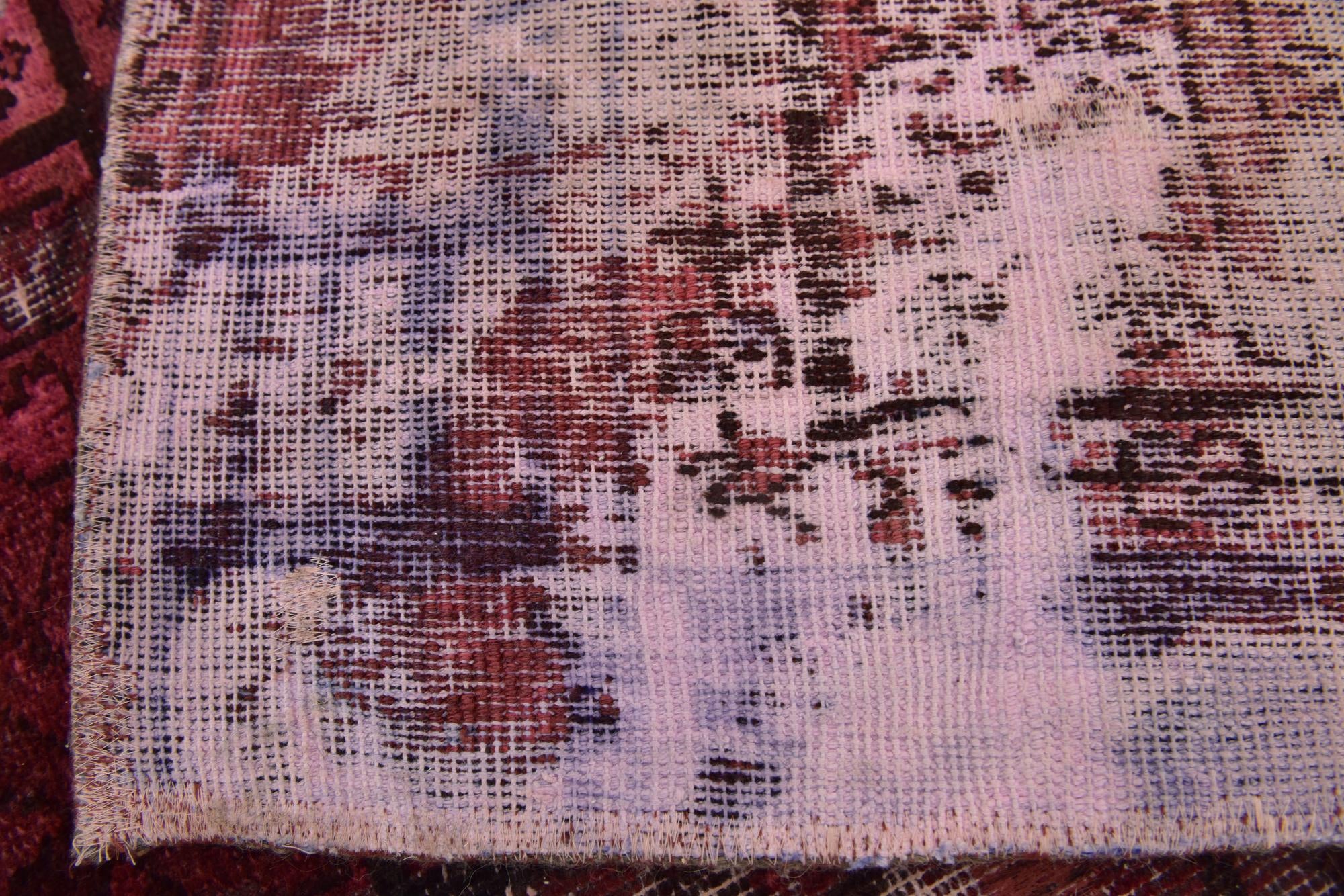 6' 6 x 8' 9 Hand Knotted Ultra Vintage Persian Wool Rug