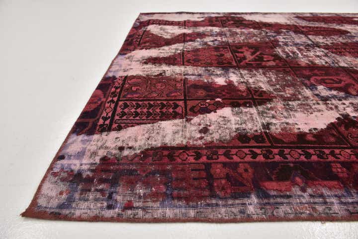 6' 6 x 8' 9 Hand Knotted Ultra Vintage Persian Wool Rug