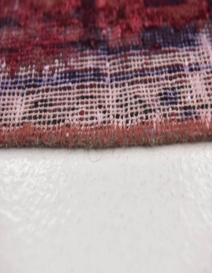 Detail image of 6' 6 x 8' 9  Hand Knotted Ultra Vintage Persian Wool Rug