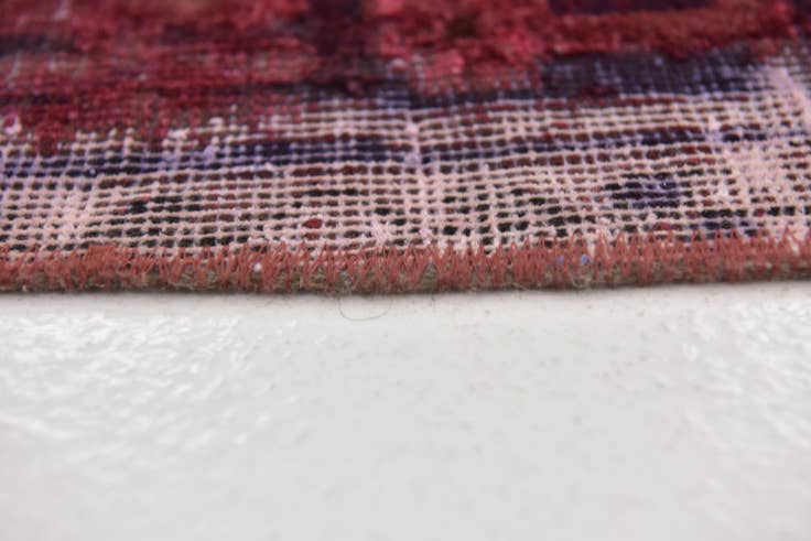 Detail image of 6' 6 x 8' 9 Hand Knotted Ultra Vintage Persian Wool Rug