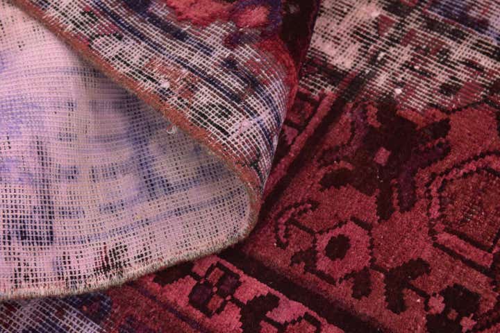 6' 6 x 8' 9 Hand Knotted Ultra Vintage Persian Wool Rug