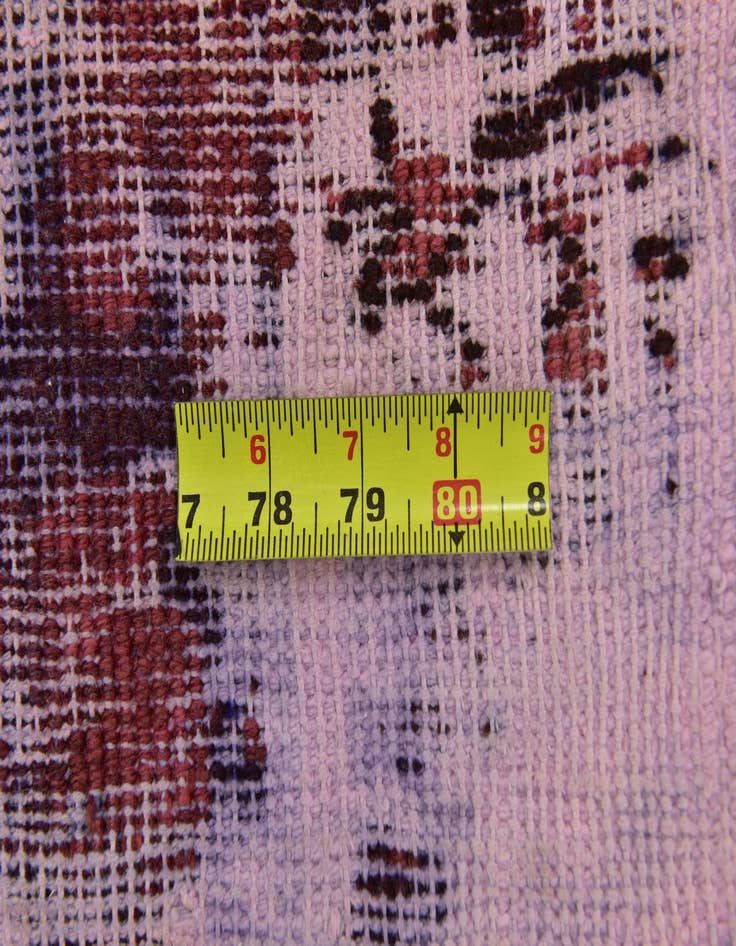 Detail image of 6' 6 x 8' 9  Hand Knotted Ultra Vintage Persian Wool Rug