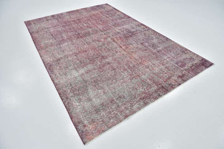 6' 5 x 9' 6 Hand Knotted Ultra Vintage Persian Wool Rug