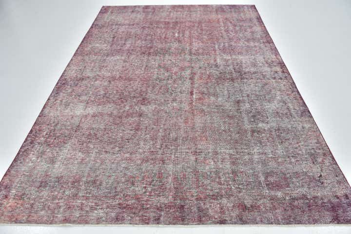 6' 5 x 9' 6 Hand Knotted Ultra Vintage Persian Wool Rug