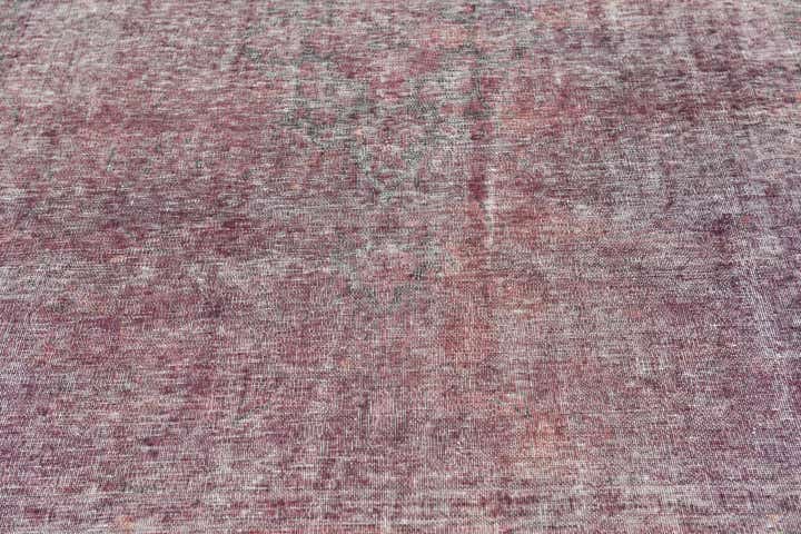 6' 5 x 9' 6 Hand Knotted Ultra Vintage Persian Wool Rug