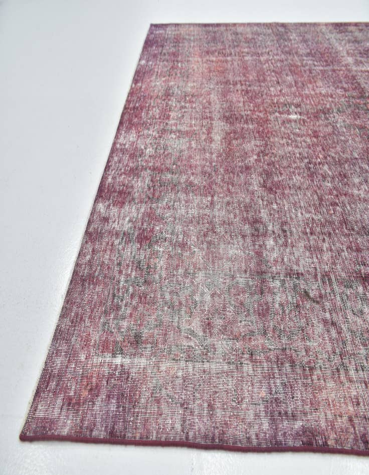 Detail image of 6' 5 x 9' 6  Hand Knotted Ultra Vintage Persian Wool Rug