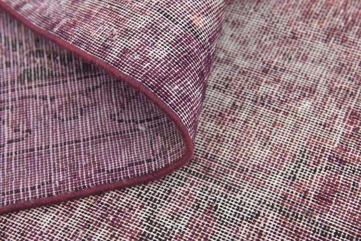 Detail image of 6' 5 x 9' 6 Hand Knotted Ultra Vintage Persian Wool Rug