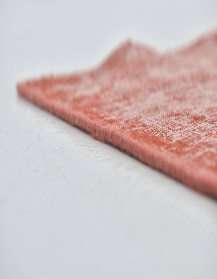 Detail image of 9' 8 x 13'  Hand Knotted Ultra Vintage Persian Wool Rug