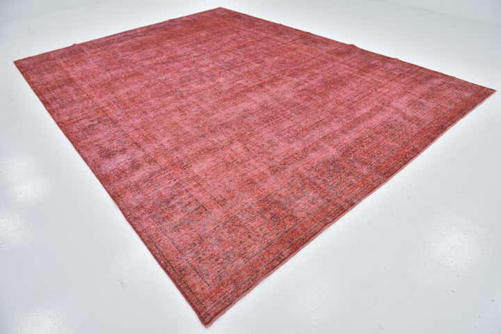 9' 8 x 12' 9 Hand Knotted Ultra Vintage Persian Wool Rug