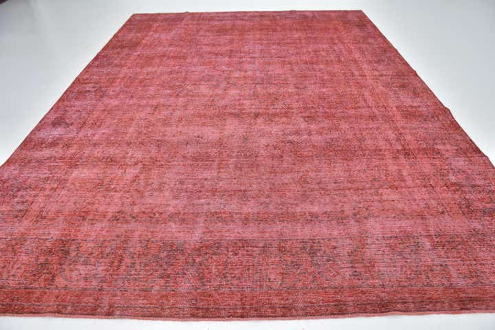 9' 8 x 12' 9 Hand Knotted Ultra Vintage Persian Wool Rug