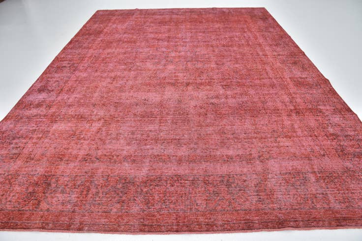 Detail image of 9' 8 x 12' 9 Hand Knotted Ultra Vintage Persian Wool Rug