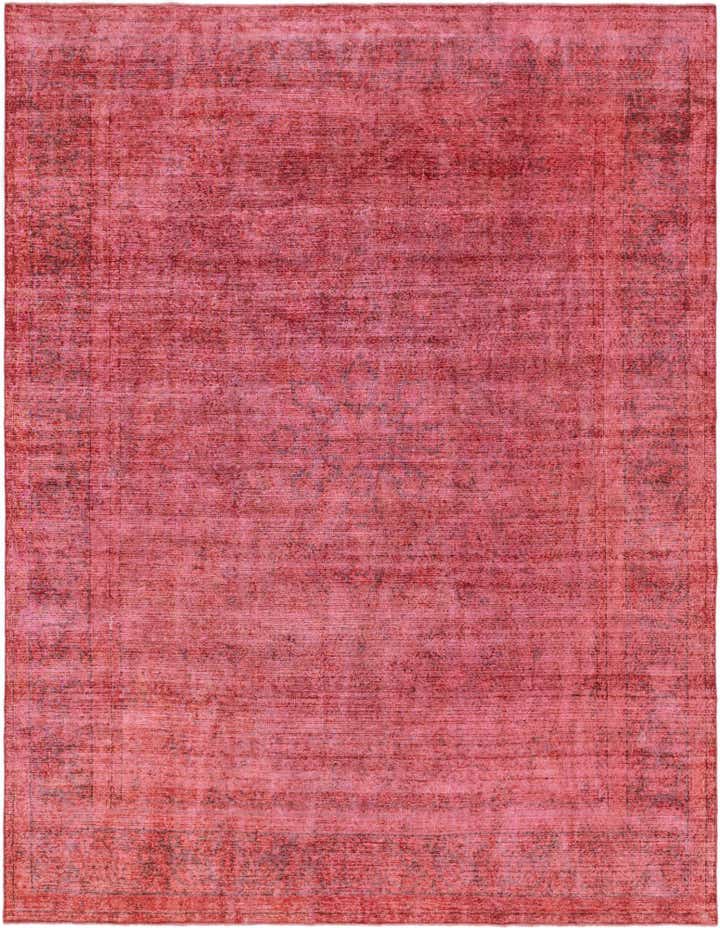 9' 8 x 12' 9 Hand Knotted Ultra Vintage Persian Wool Rug