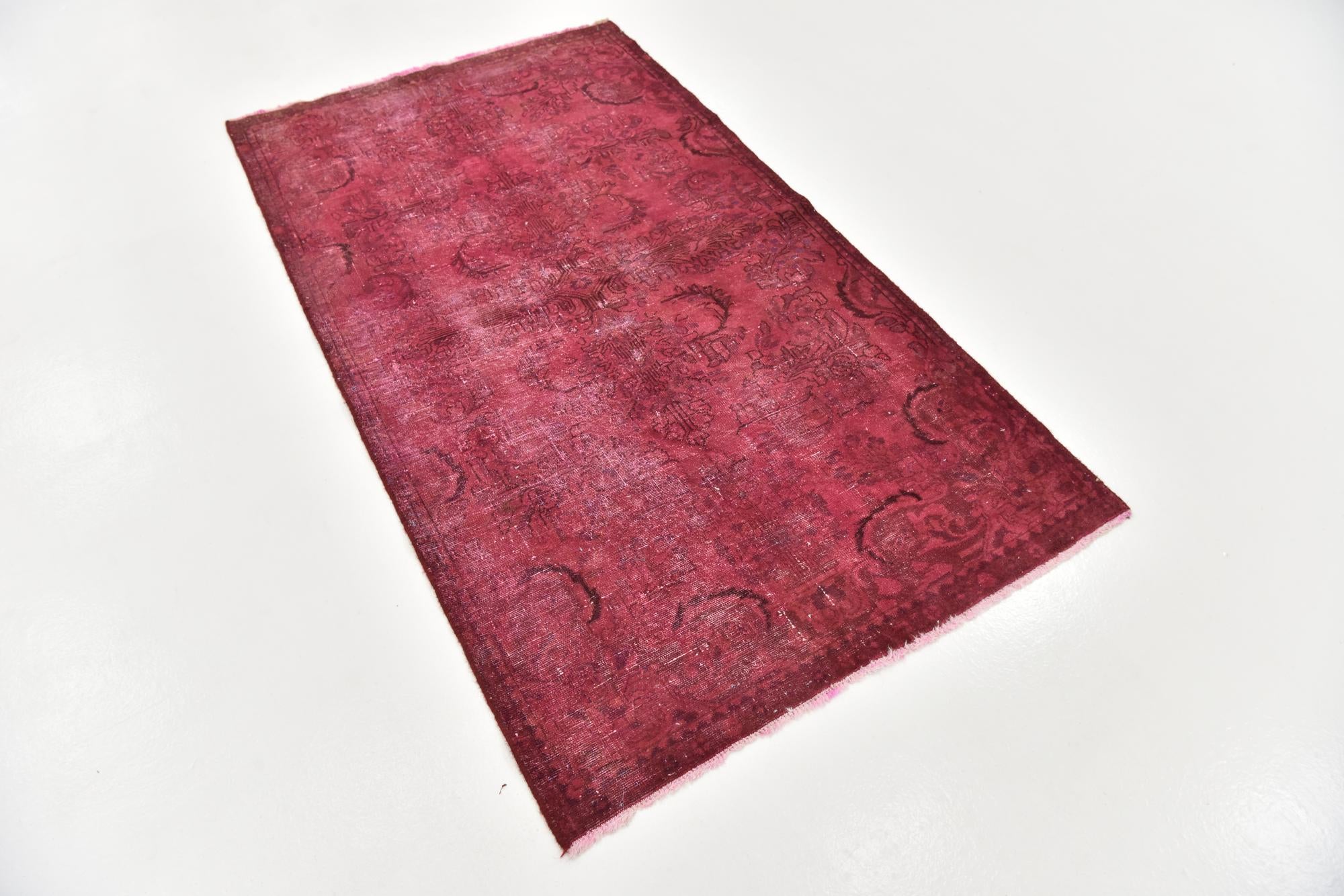 3' 6 x 6' 4 Hand Knotted Ultra Vintage Persian Wool Rug