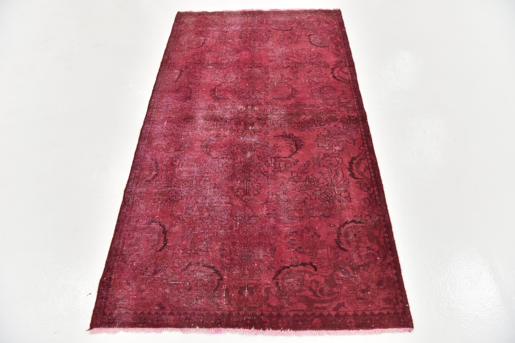 3' 6 x 6' 4 Hand Knotted Ultra Vintage Persian Wool Rug