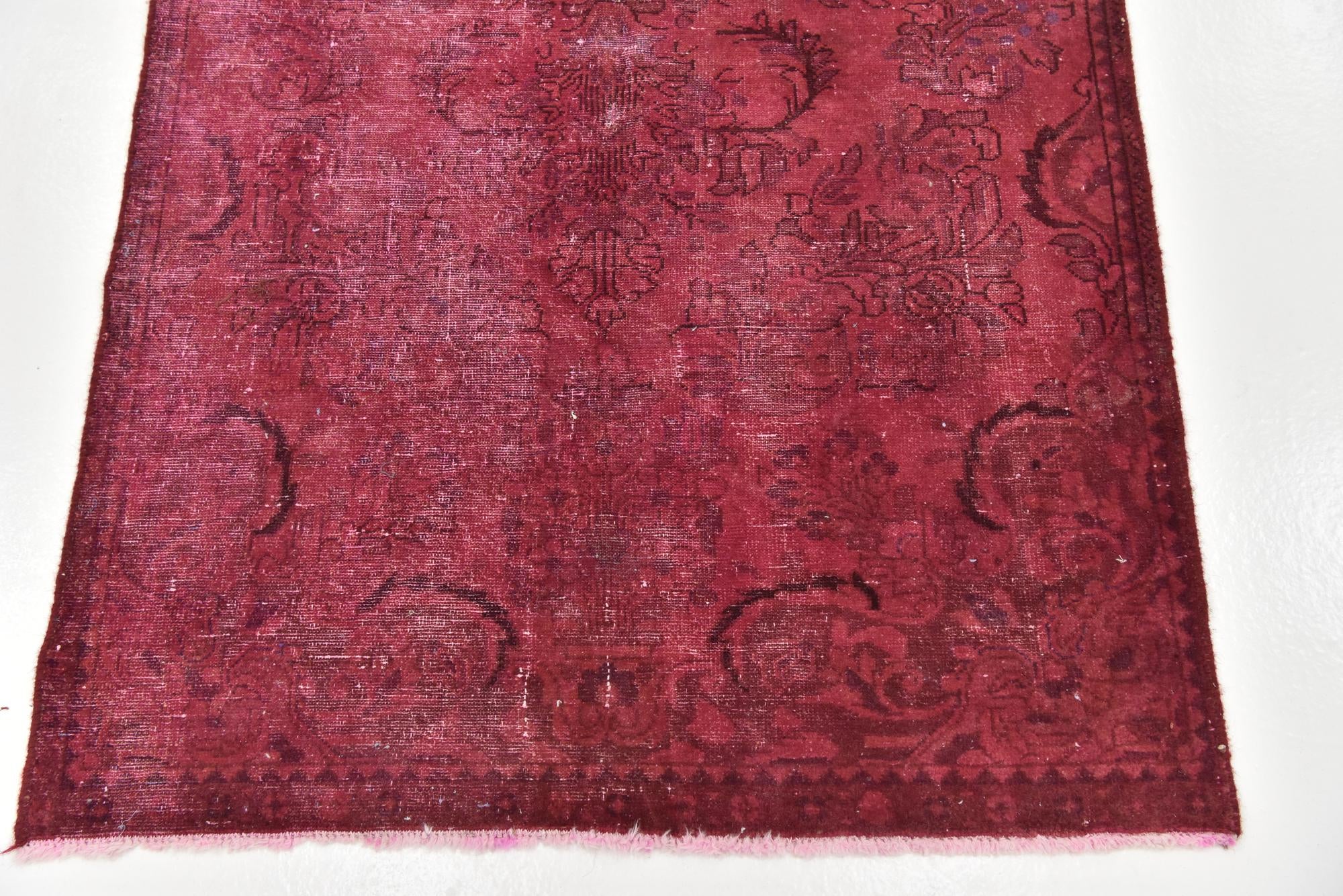 3' 6 x 6' 4 Hand Knotted Ultra Vintage Persian Wool Rug
