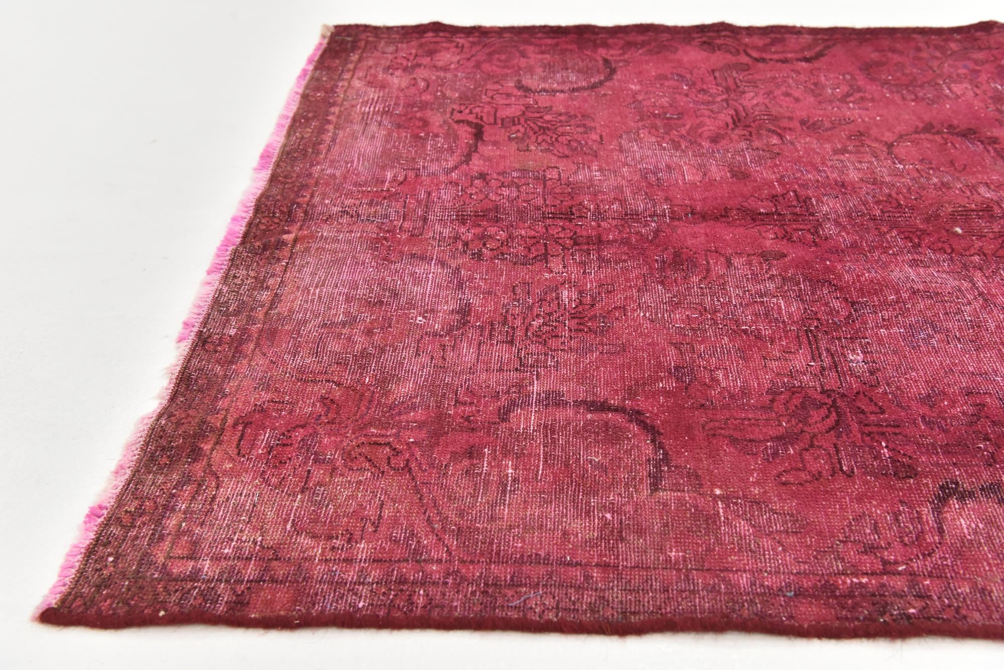 3' 6 x 6' 4 Hand Knotted Ultra Vintage Persian Wool Rug