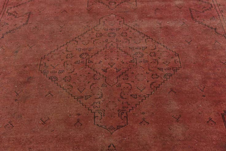 Detail image of 200cm x 300cm anudado a mano Ultra Vintage Alfombra Persa Lana