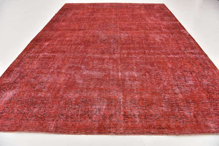 10' x 13' 4 Hand Knotted Ultra Vintage Persian Wool Rug