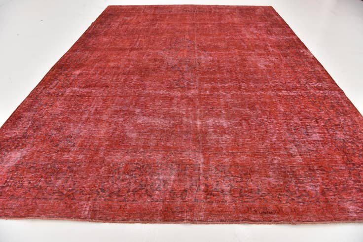 Detail image of 10' x 13' 4 Hand Knotted Ultra Vintage Persian Wool Rug