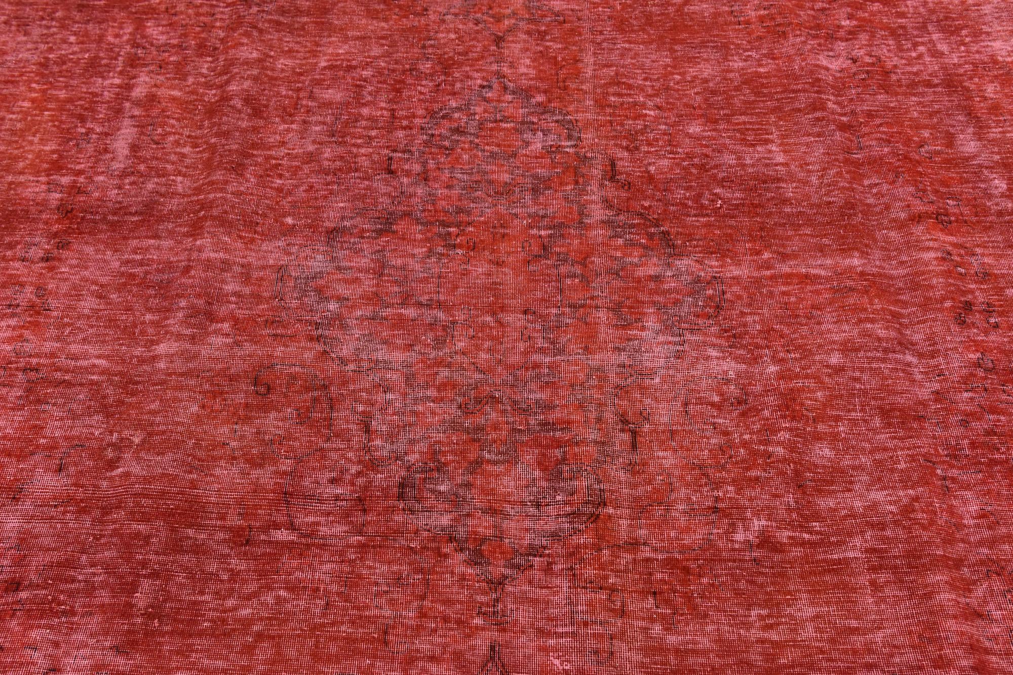 10' x 13' 4 Hand Knotted Ultra Vintage Persian Wool Rug