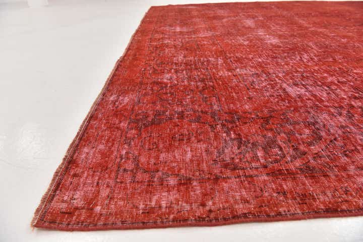 10' x 13' 4 Hand Knotted Ultra Vintage Persian Wool Rug