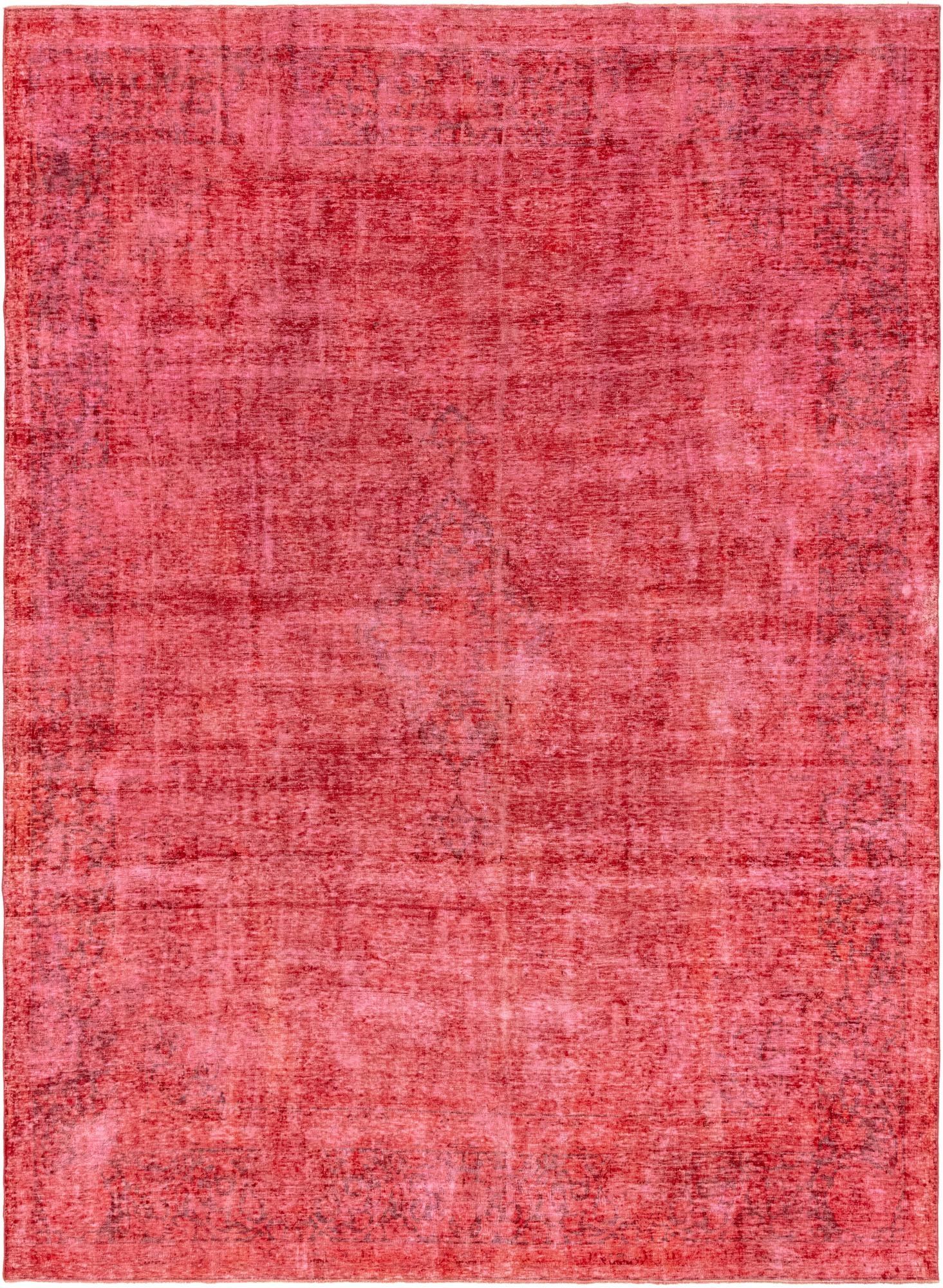 10' x 13' 4 Hand Knotted Ultra Vintage Persian Wool Rug