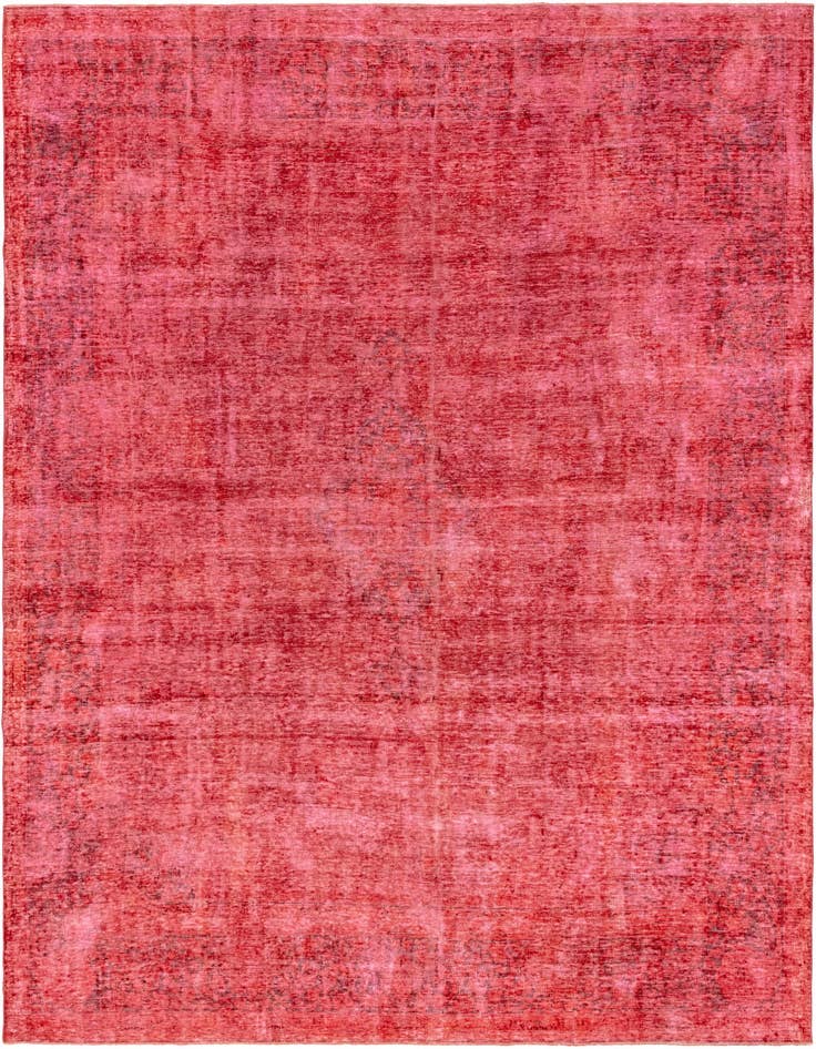 Detail image of 10' x 13' 4 Hand Knotted Ultra Vintage Persian Wool Rug