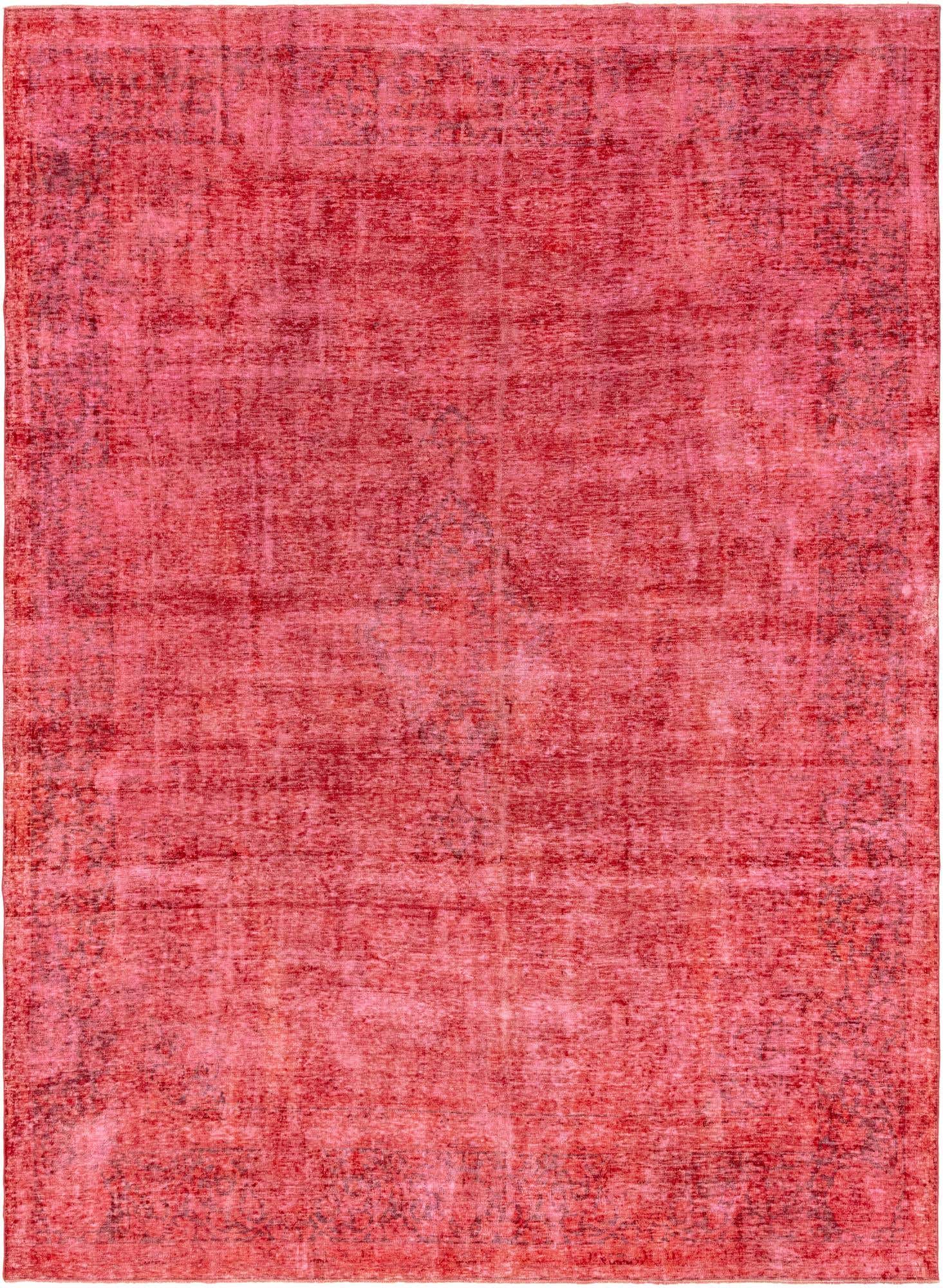 10' x 13' 4 Hand Knotted Ultra Vintage Persian Wool Rug