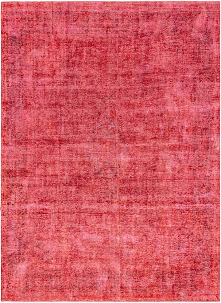 10' x 13' 4 Hand Knotted Ultra Vintage Persian Wool Rug