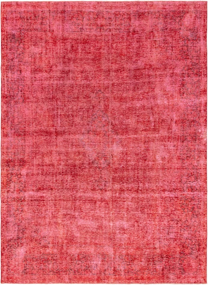 Detail image of 10' x 13' 4 Hand Knotted Ultra Vintage Persian Wool Rug
