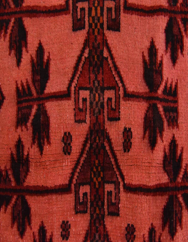 Detail image of 2' 4 x 4' Hand Knotted Ultra Vintage Persian Wool Rug