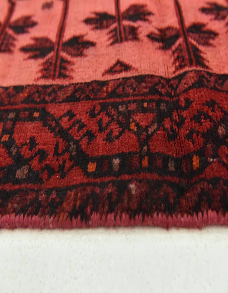 Detail image of 2' 4 x 4' Hand Knotted Ultra Vintage Persian Wool Rug