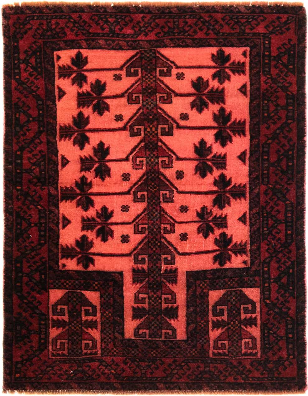 Primary image  2' 4 x 4'  Hand Knotted Ultra Vintage Persian Wool Rug