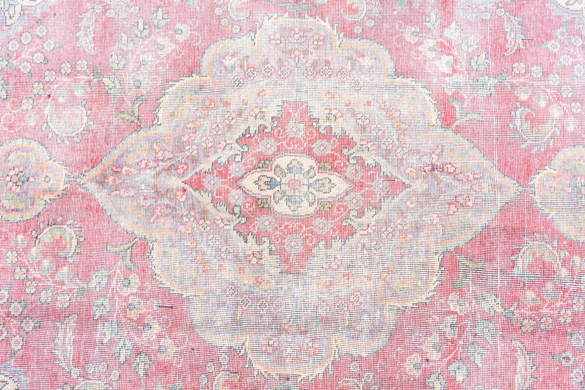 6' 1 x 7' 8 Hand Knotted Ultra Vintage Persian Wool Rug