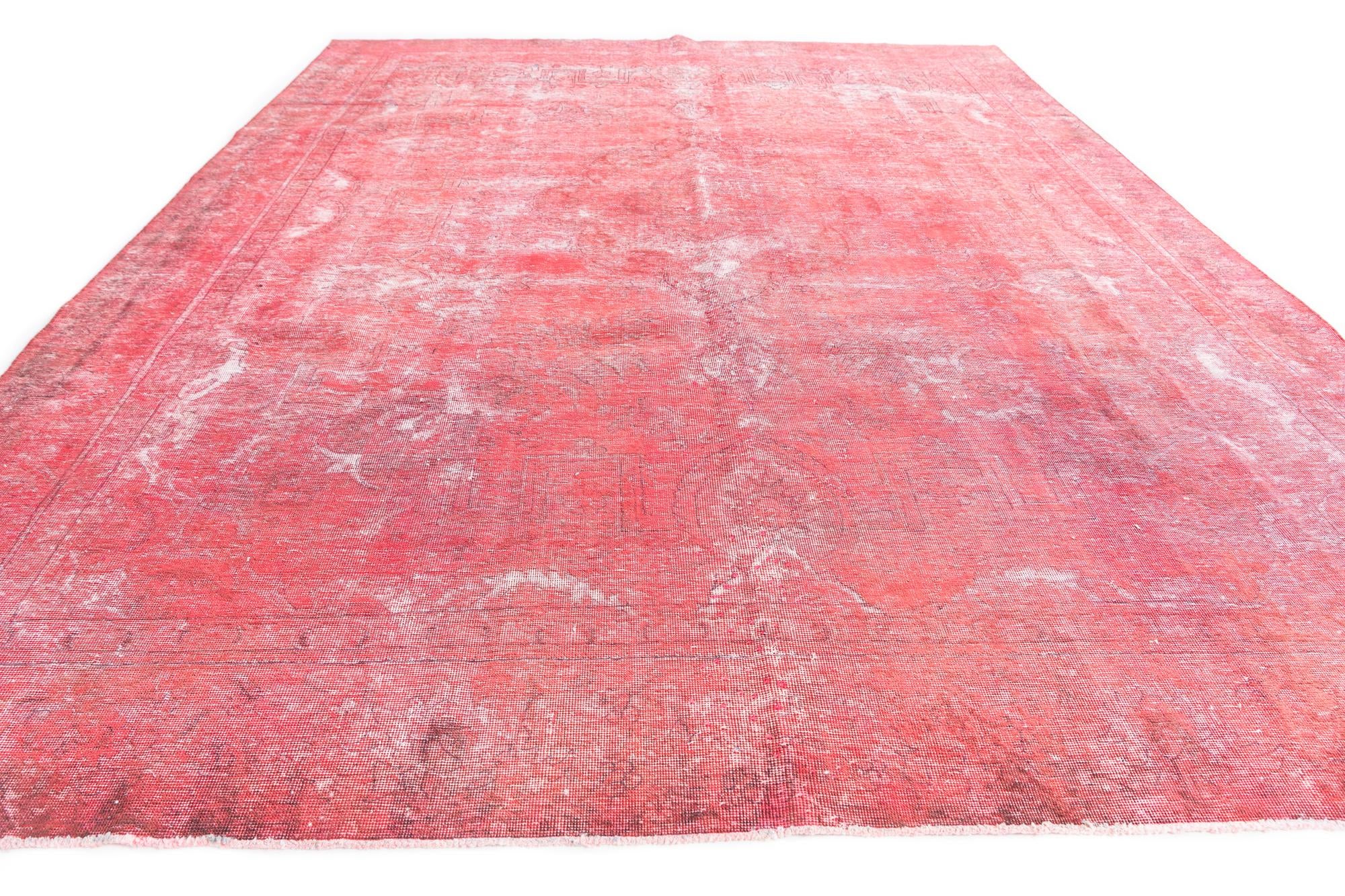 8' 9 x 11' 10 Hand Knotted Ultra Vintage Persian Wool Rug