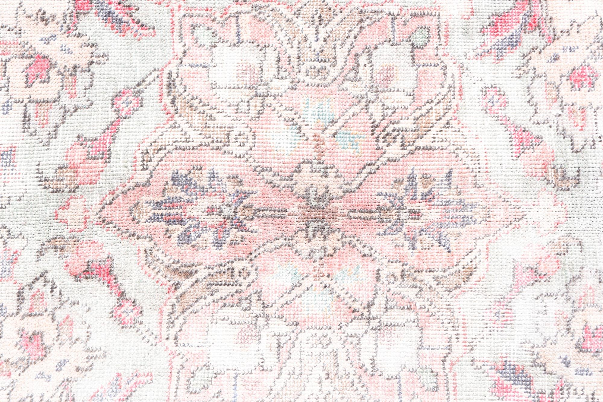 9' x 12' Hand Knotted Ultra Vintage Persian Wool Rug