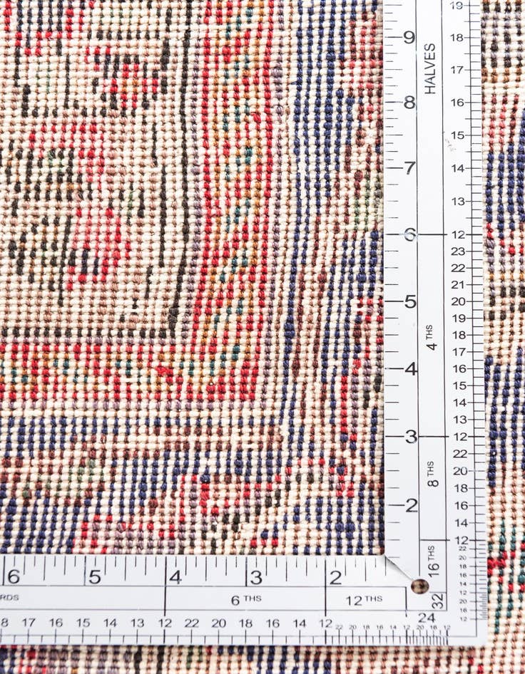 Detail image of 9' x 12'  Hand Knotted Ultra Vintage Persian Wool Rug