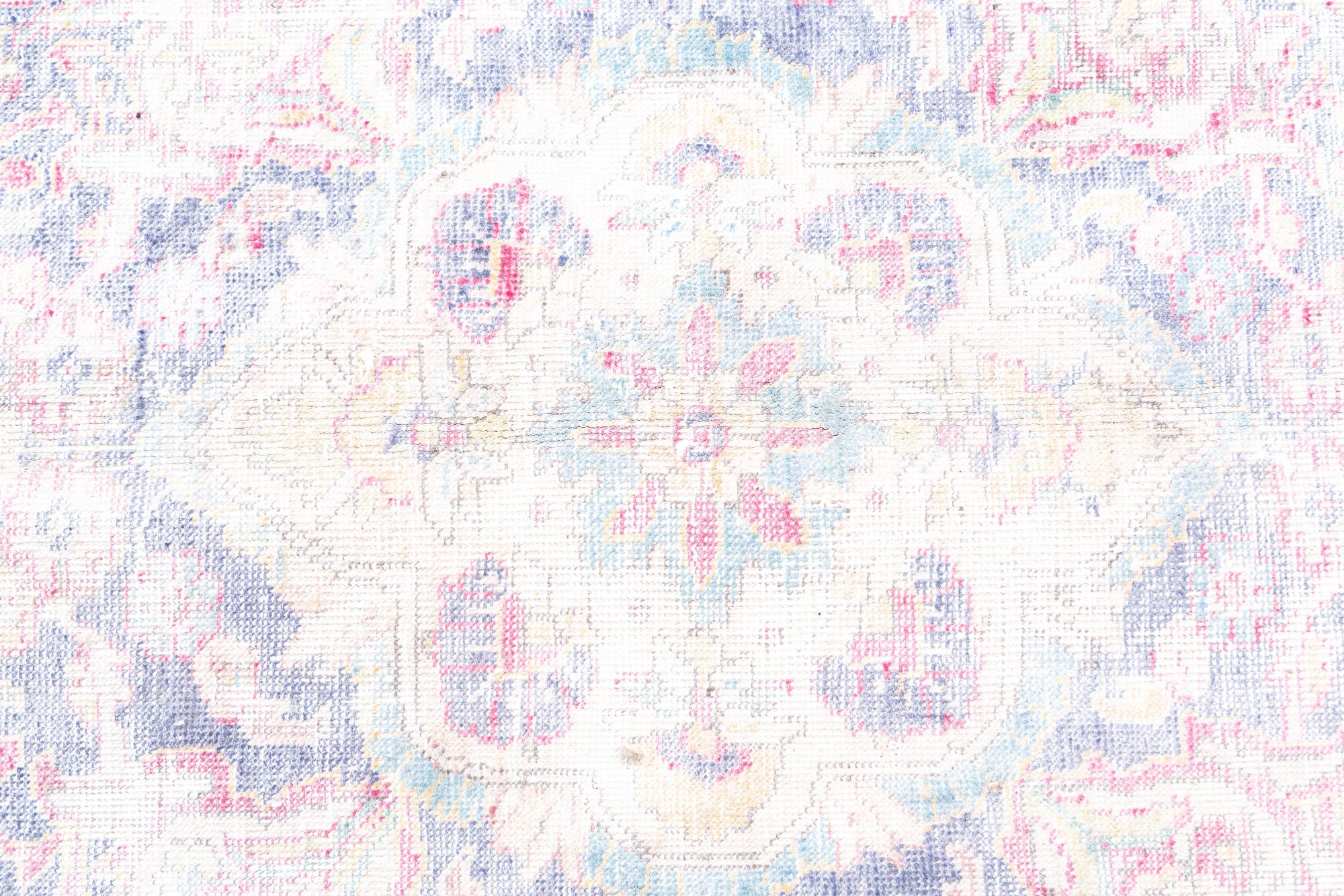 9' 7 x 12' 9 Hand Knotted Ultra Vintage Persian Wool Rug