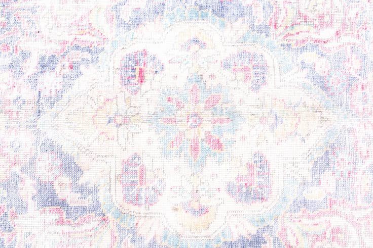Detail image of 9' 7 x 12' 9 Hand Knotted Ultra Vintage Persian Wool Rug