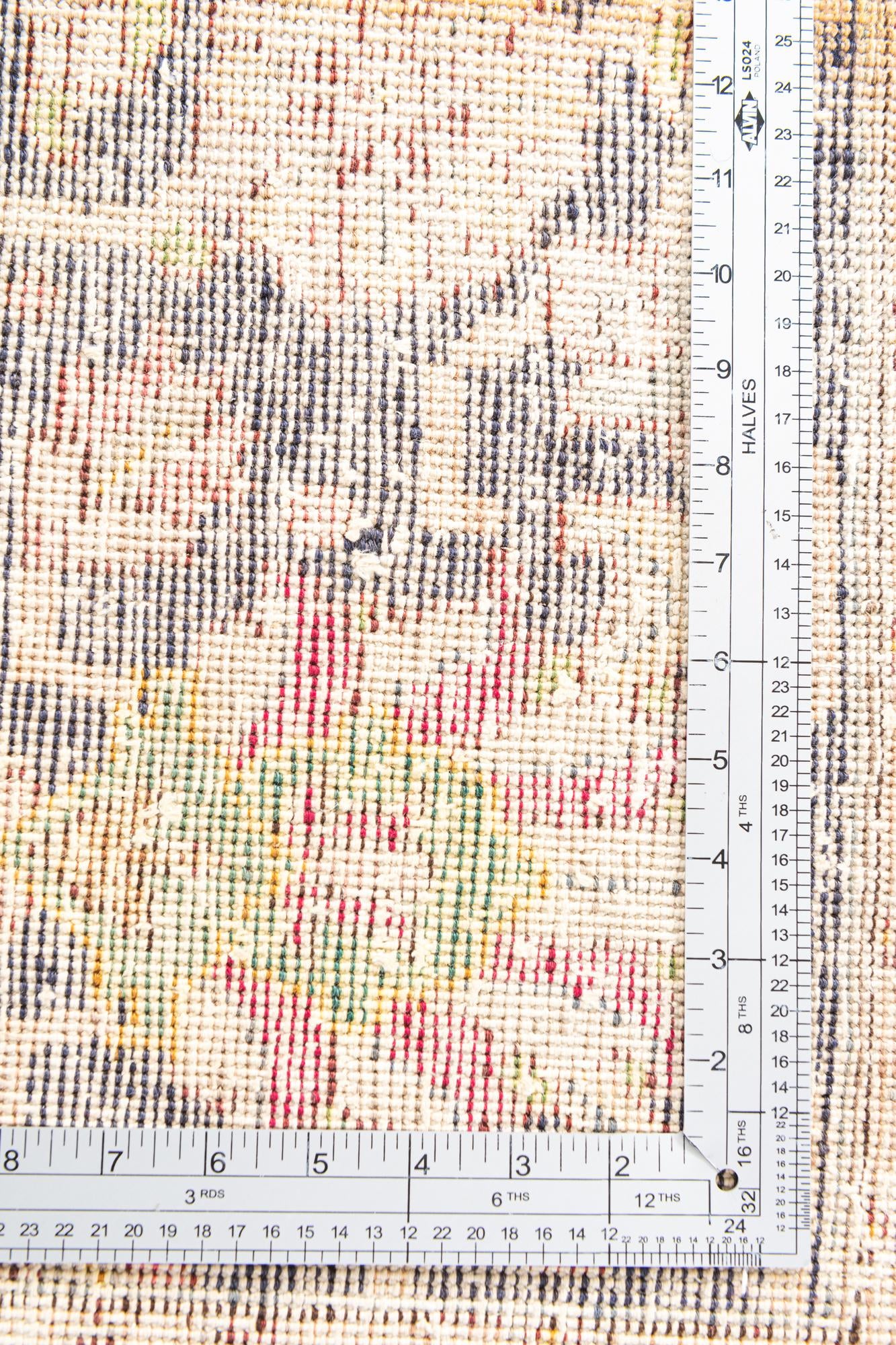 9' 8 x 12' 3 Hand Knotted Ultra Vintage Persian Wool Rug
