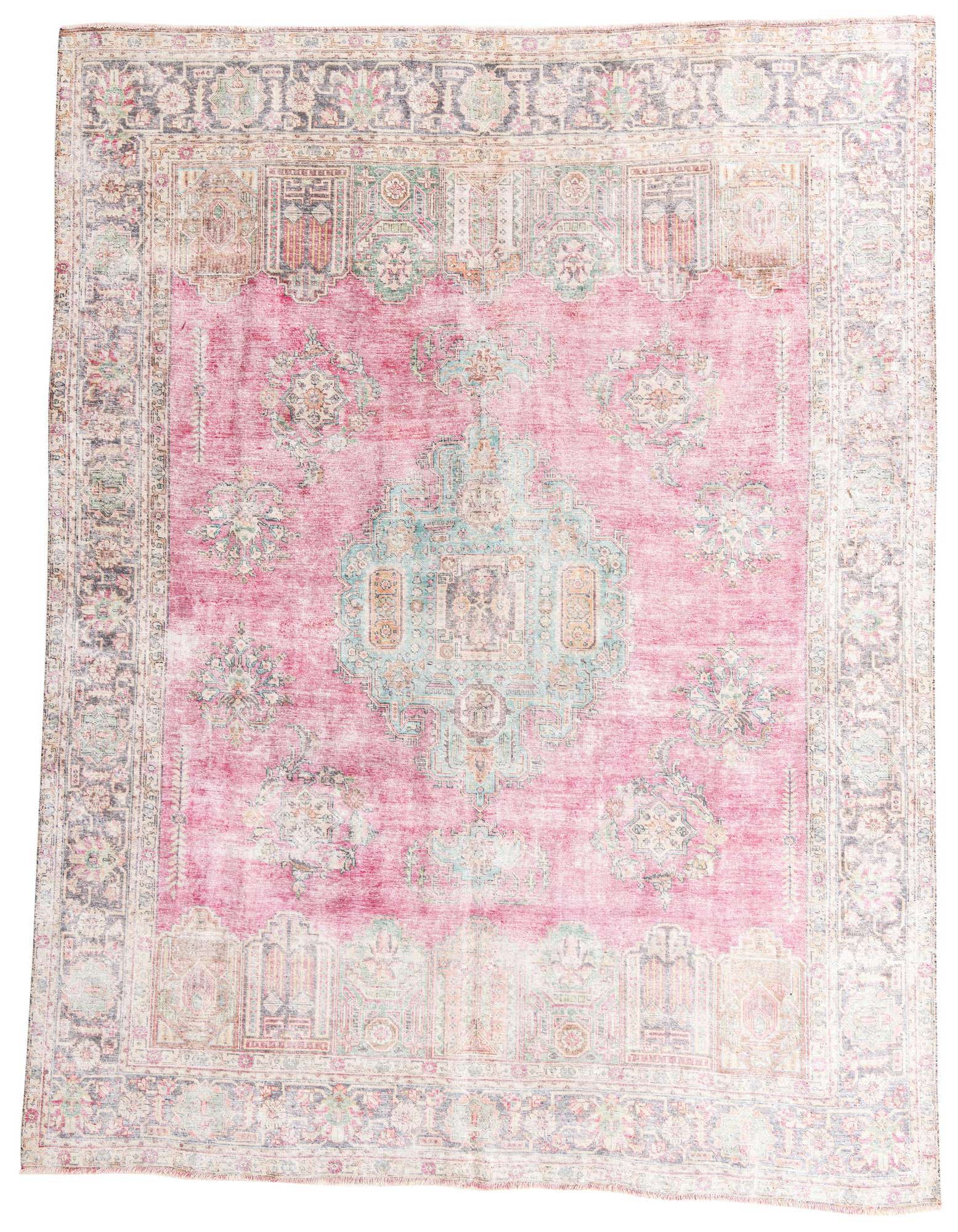 Primary image 9' 8 x 12' 3  Hand Knotted Ultra Vintage Persian Wool Rug