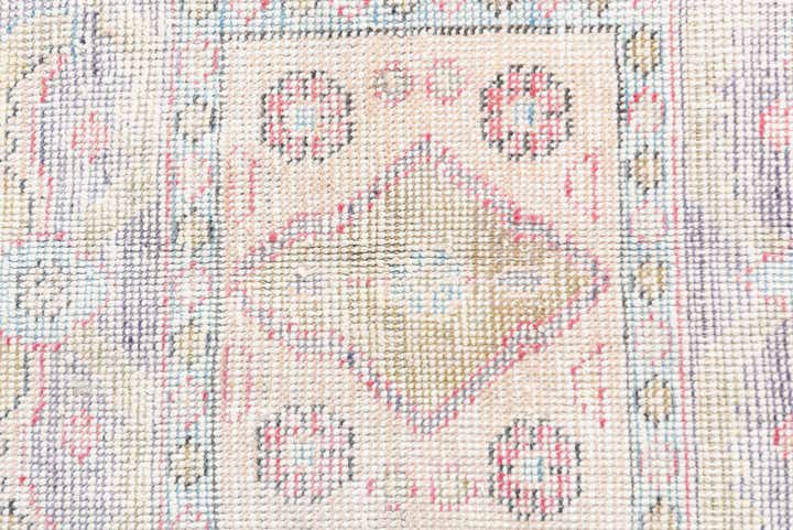 6' 7 x 9' Hand Knotted Ultra Vintage Persian Wool Rug