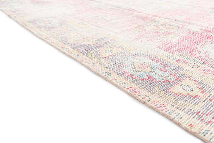 6' 7 x 9' Hand Knotted Ultra Vintage Persian Wool Rug