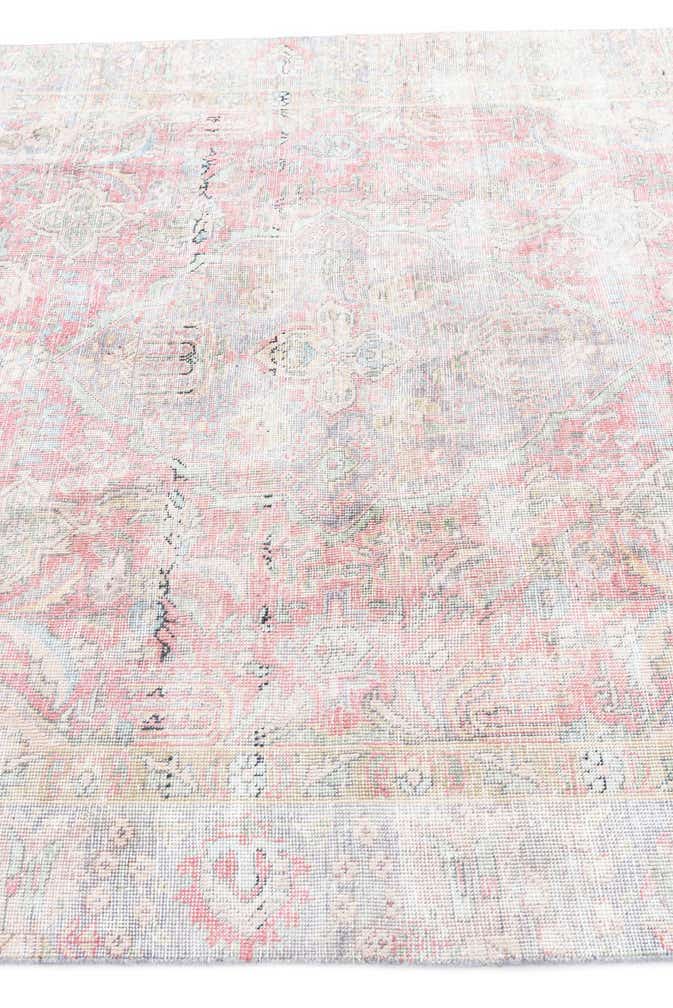 185cm x 280cm Hand Knotted Ultra Vintage Persian Wool Rug