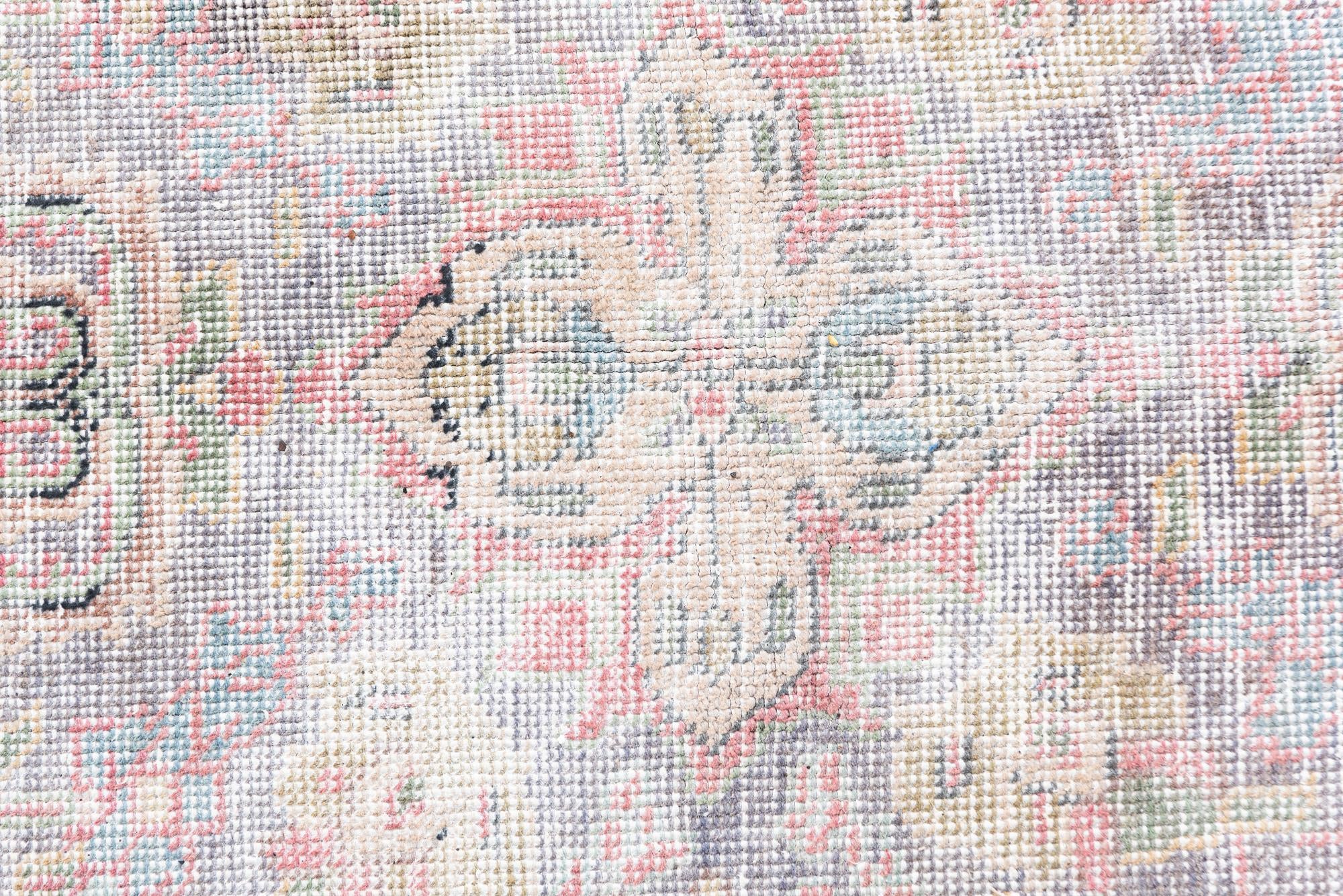 185cm x 280cm Hand Knotted Ultra Vintage Persian Wool Rug