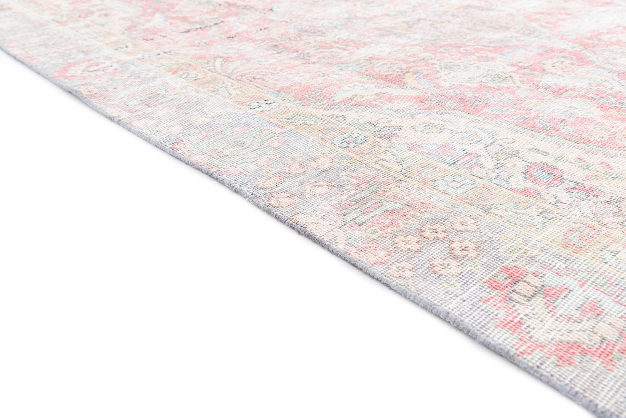 185cm x 280cm Hand Knotted Ultra Vintage Persian Wool Rug